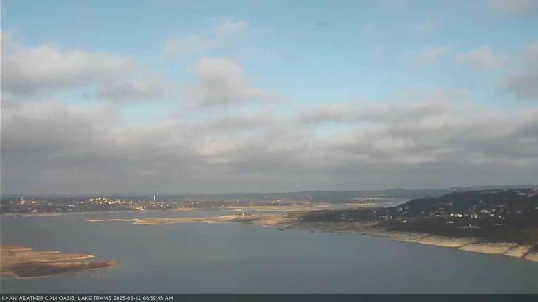 Lake Travis webcam, March 12, 2025 9:00 AM CT
