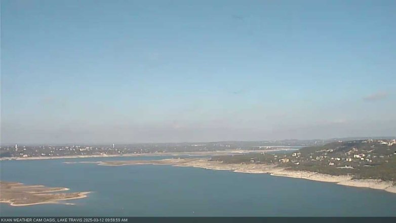 Lake Travis webcam, March 12, 2025 10:00 AM CT