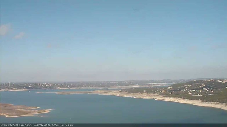 Lake Travis webcam, March 12, 2025 10:25 AM CT