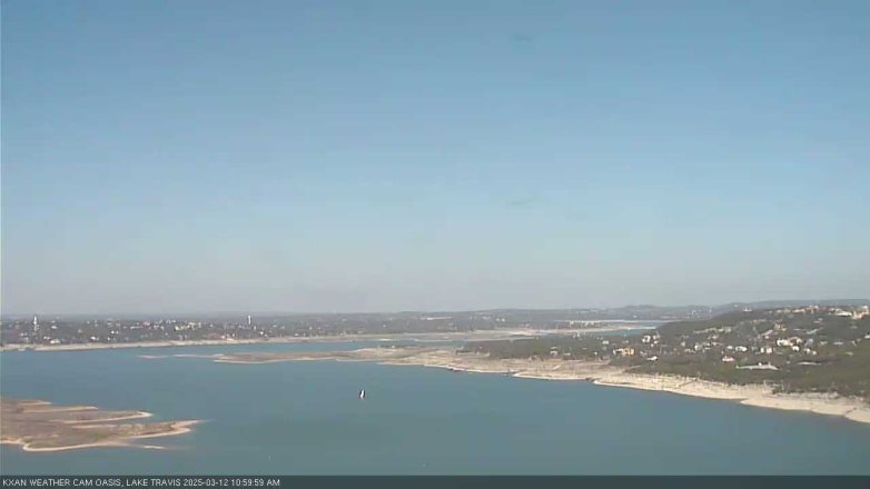 Lake Travis webcam, March 12, 2025 11:00 AM CT