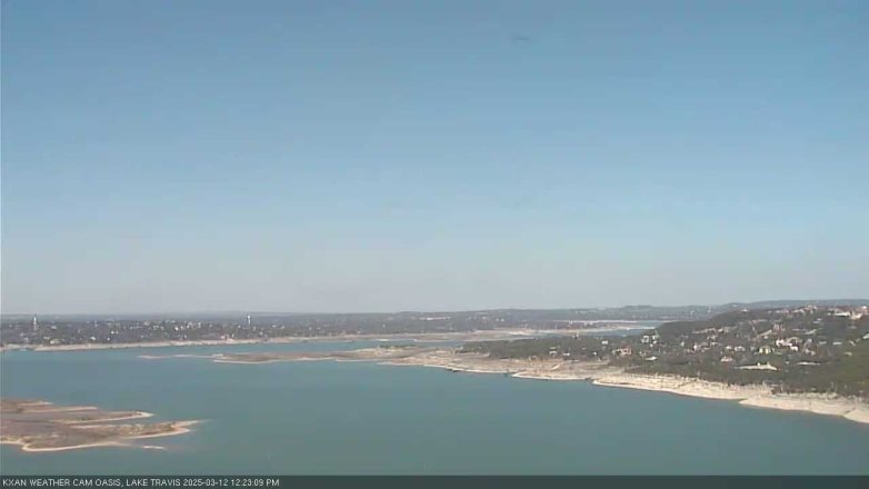 Lake Travis webcam, March 12, 2025 12:25 PM CT