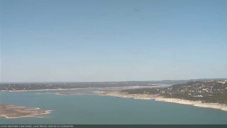 Lake Travis webcam, March 12, 2025 12:45 PM CT