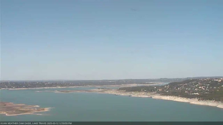 Lake Travis webcam, March 12, 2025 1:00 PM CT