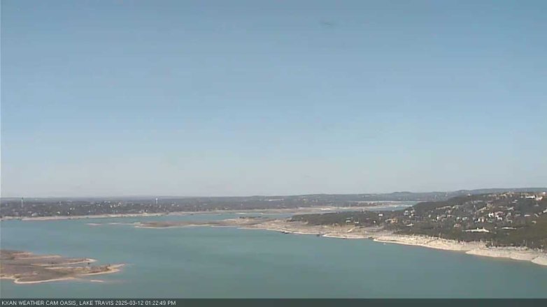 Lake Travis webcam, March 12, 2025 1:25 PM CT