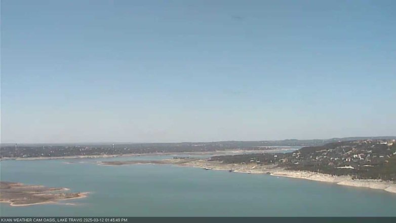 Lake Travis webcam, March 12, 2025 1:45 PM CT