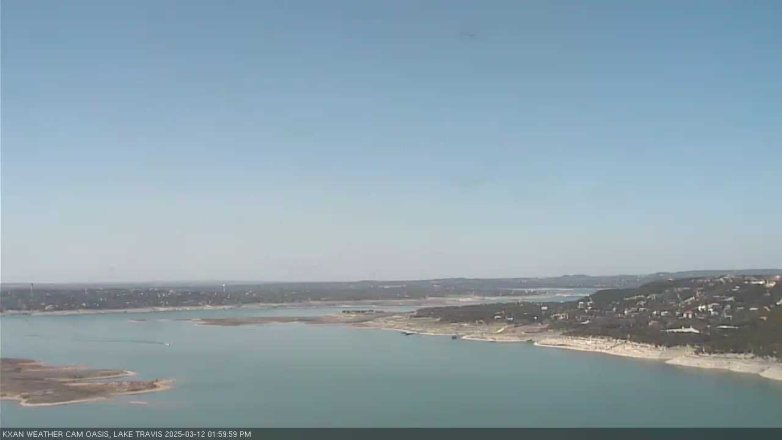 Lake Travis webcam, March 12, 2025 2:00 PM CT