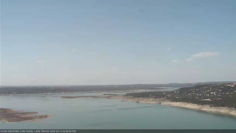 Lake Travis webcam, March 12, 2025 2:45 PM CT