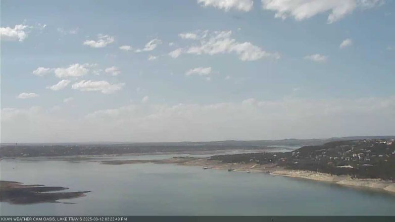 Lake Travis webcam, March 12, 2025 3:25 PM CT