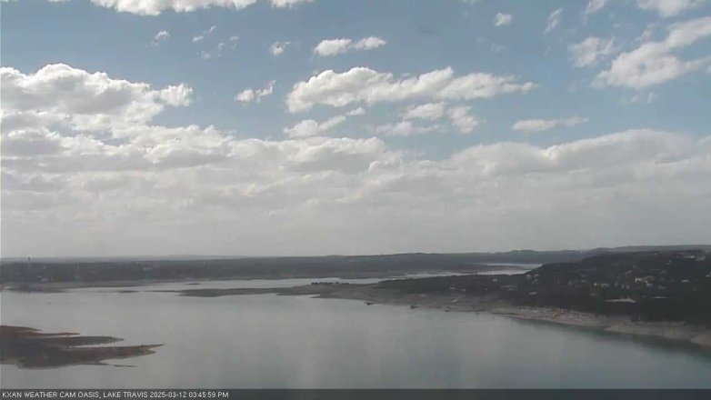 Lake Travis webcam, March 12, 2025 3:45 PM CT