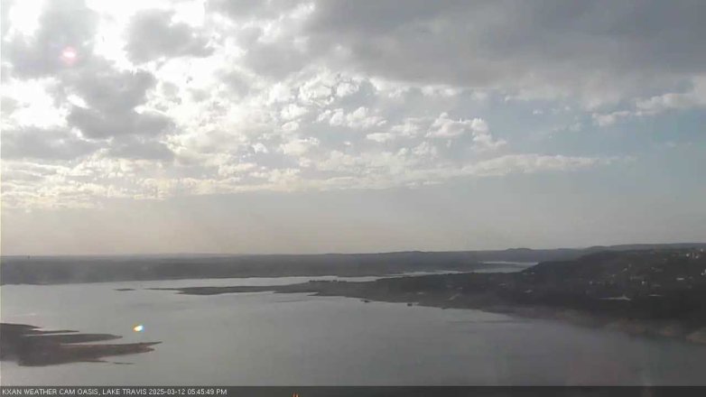 Lake Travis webcam, March 12, 2025 5:45 PM CT