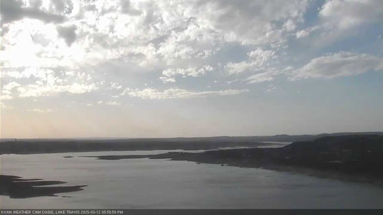 Lake Travis webcam, March 12, 2025 6:00 PM CT