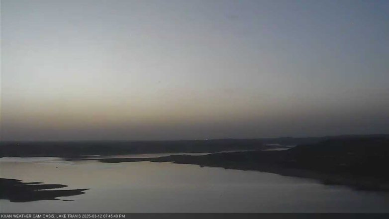 Lake Travis webcam, March 12, 2025 7:45 PM CT