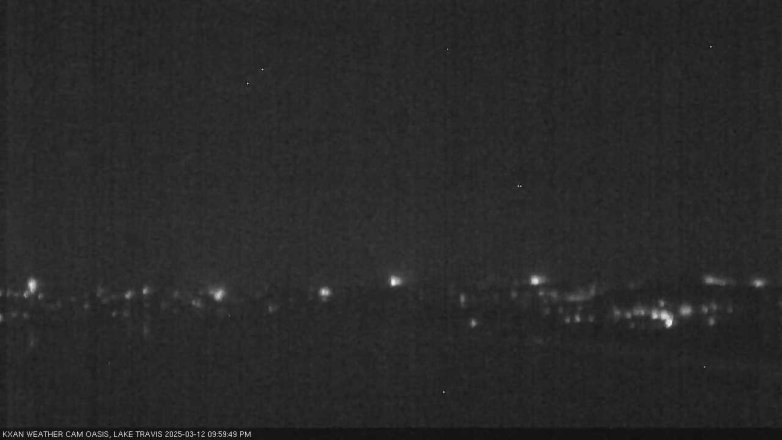 Lake Travis webcam, March 12, 2025 10:00 PM CT
