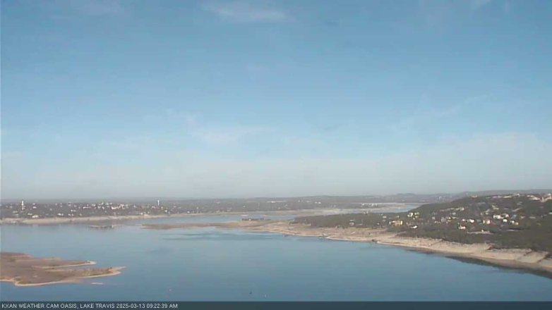 Lake Travis webcam, March 13, 2025 9:25 AM CT