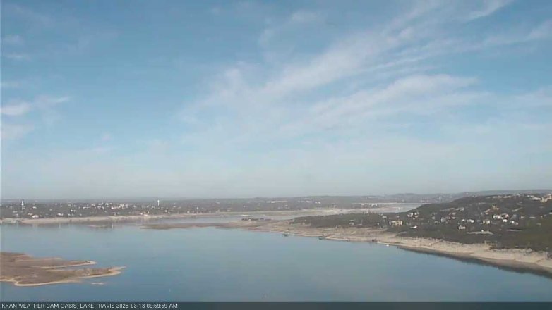 Lake Travis webcam, March 13, 2025 10:00 AM CT