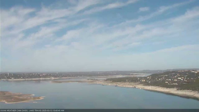 Lake Travis webcam, March 13, 2025 10:45 AM CT