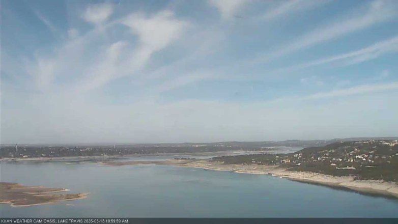 Lake Travis webcam, March 13, 2025 11:00 AM CT
