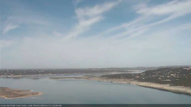 Lake Travis webcam, March 13, 2025 11:25 AM CT