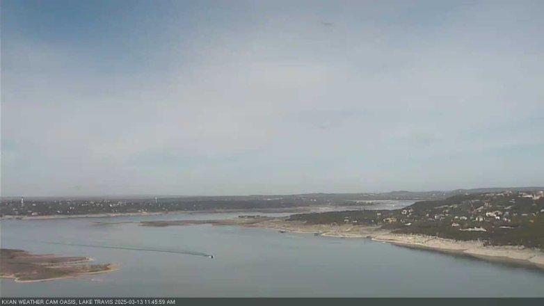 Lake Travis webcam, March 13, 2025 11:45 AM CT