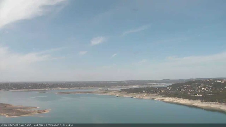 Lake Travis webcam, March 13, 2025 1:25 PM CT