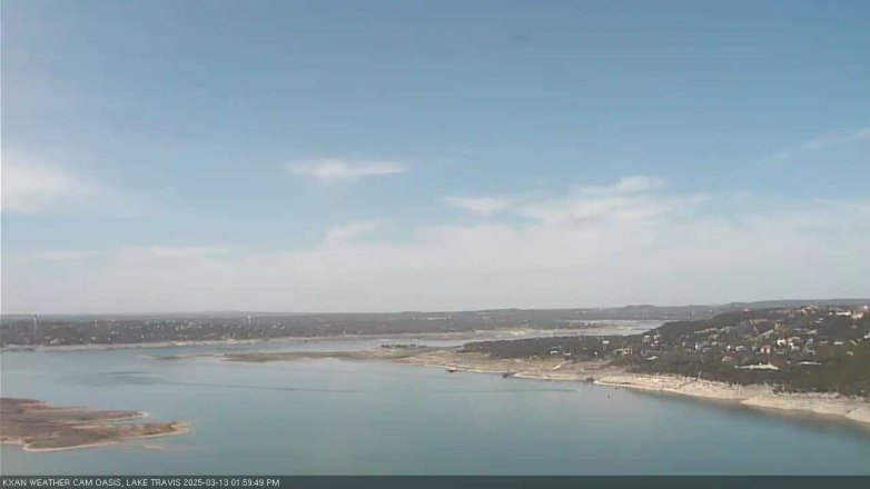 Lake Travis webcam, March 13, 2025 2:00 PM CT