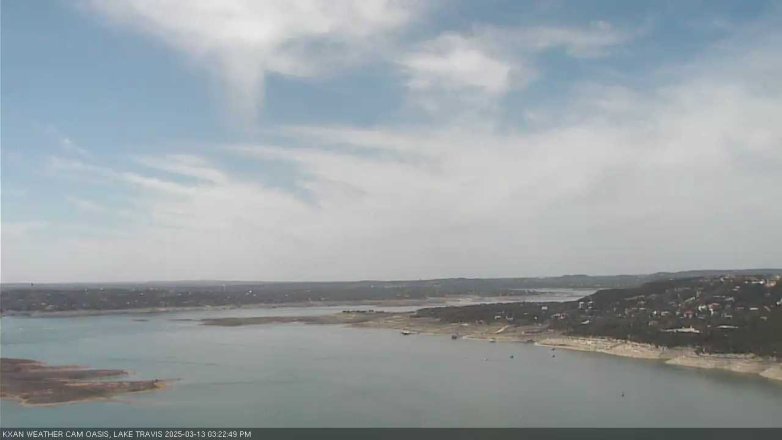 Lake Travis webcam, March 13, 2025 3:25 PM CT