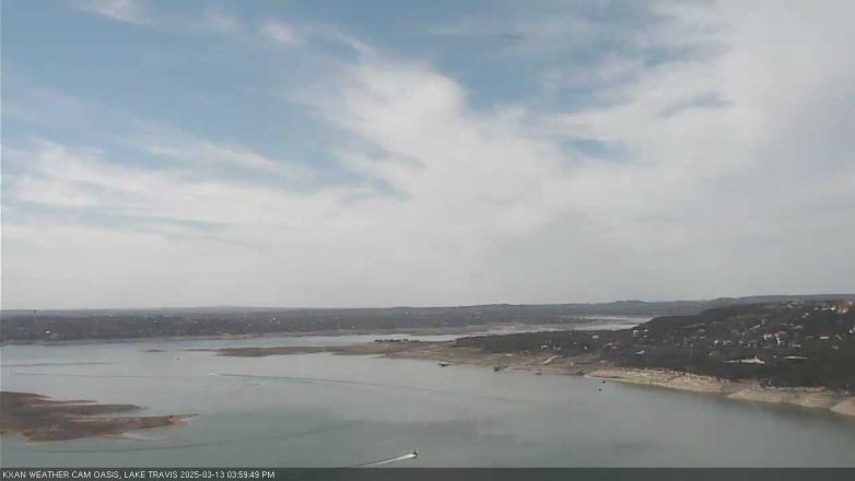 Lake Travis webcam, March 13, 2025 4:00 PM CT