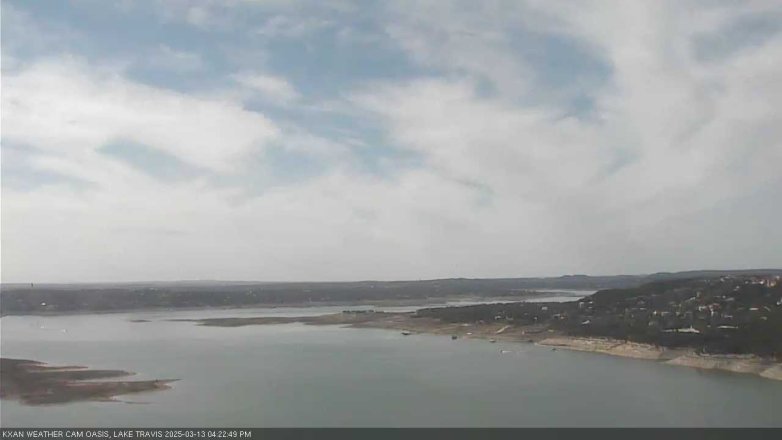 Lake Travis webcam, March 13, 2025 4:25 PM CT