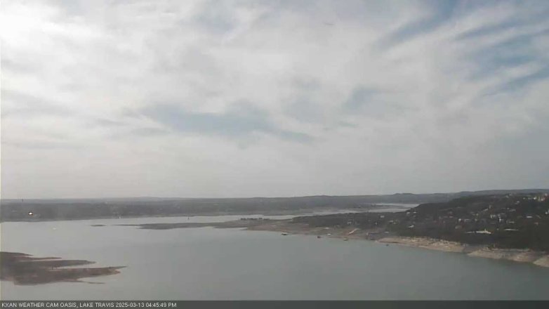 Lake Travis webcam, March 13, 2025 4:45 PM CT