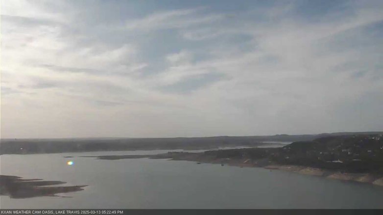 Lake Travis webcam, March 13, 2025 5:25 PM CT