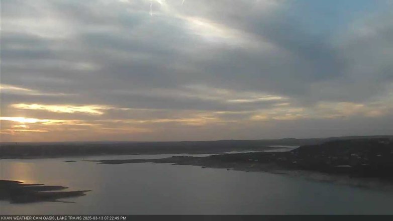 Lake Travis webcam, March 13, 2025 7:25 PM CT