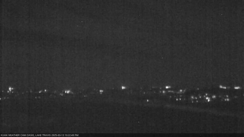 Lake Travis webcam, March 13, 2025 10:25 PM CT