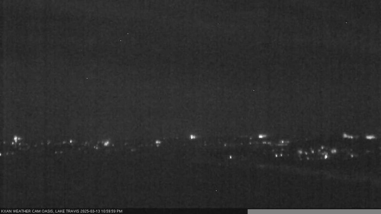Lake Travis webcam, March 13, 2025 11:00 PM CT