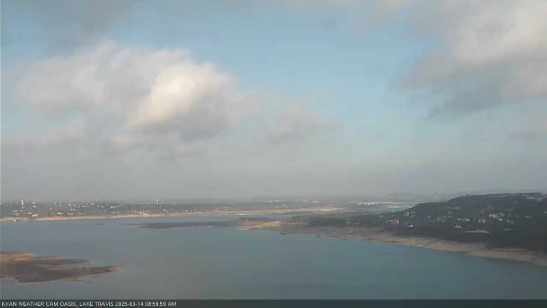 Lake Travis webcam, March 14, 2025 9:00 AM CT
