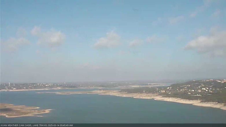 Lake Travis webcam, March 14, 2025 9:45 AM CT