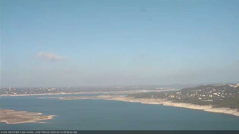 Lake Travis webcam, March 14, 2025 10:00 AM CT