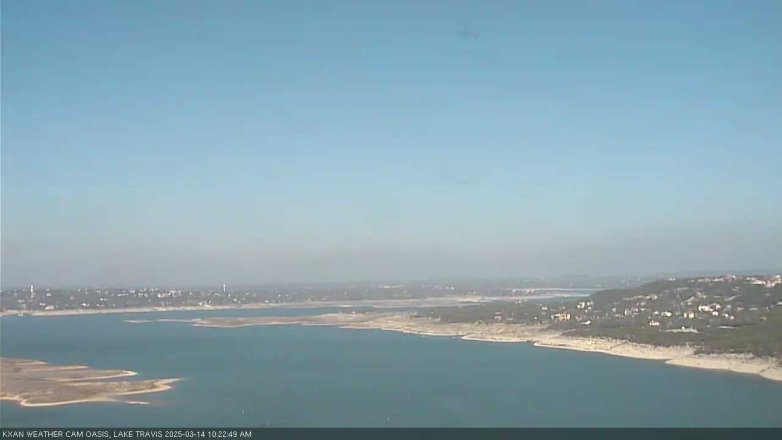 Lake Travis webcam, March 14, 2025 10:25 AM CT