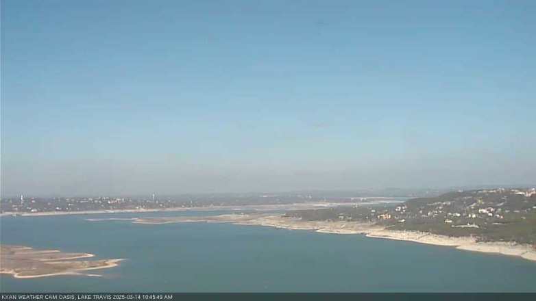 Lake Travis webcam, March 14, 2025 10:45 AM CT