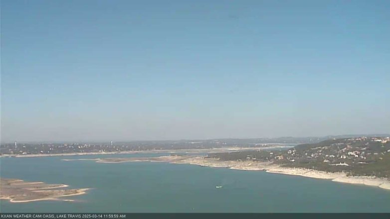 Lake Travis webcam, March 14, 2025 12:00 PM CT