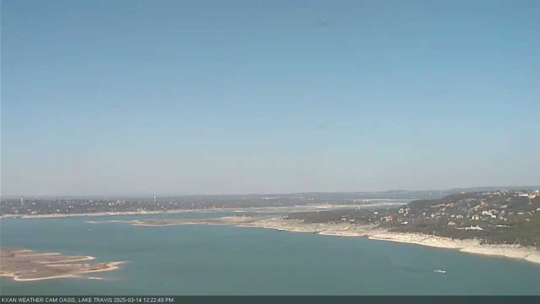 Lake Travis webcam, March 14, 2025 12:25 PM CT