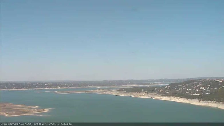 Lake Travis webcam, March 14, 2025 12:45 PM CT
