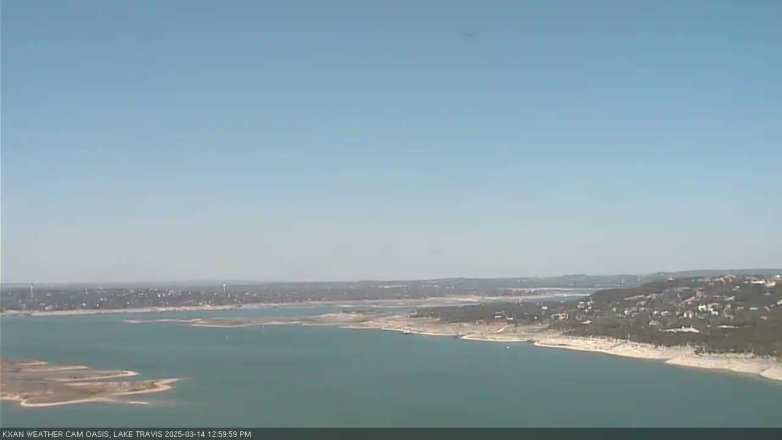 Lake Travis webcam, March 14, 2025 1:00 PM CT