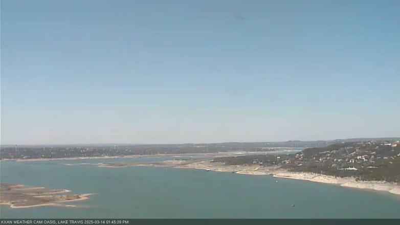 Lake Travis webcam, March 14, 2025 1:45 PM CT