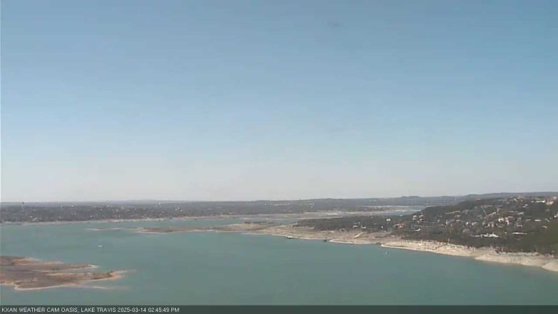 Lake Travis webcam, March 14, 2025 2:45 PM CT