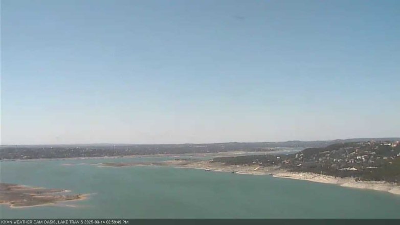 Lake Travis webcam, March 14, 2025 3:00 PM CT