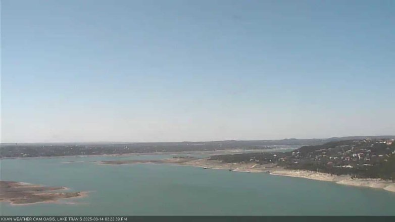 Lake Travis webcam, March 14, 2025 3:25 PM CT