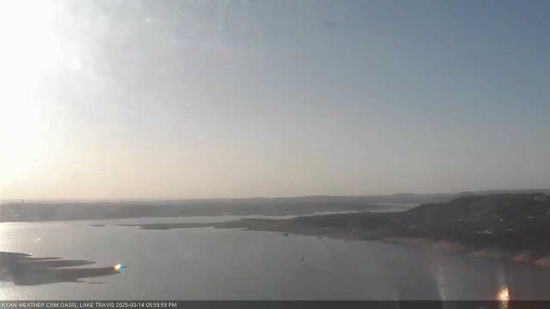 Lake Travis webcam, March 14, 2025 6:00 PM CT