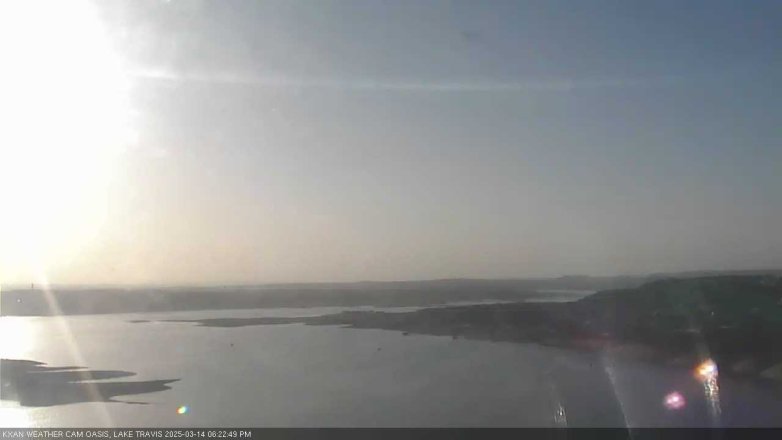 Lake Travis webcam, March 14, 2025 6:25 PM CT
