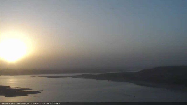 Lake Travis webcam, March 14, 2025 7:25 PM CT