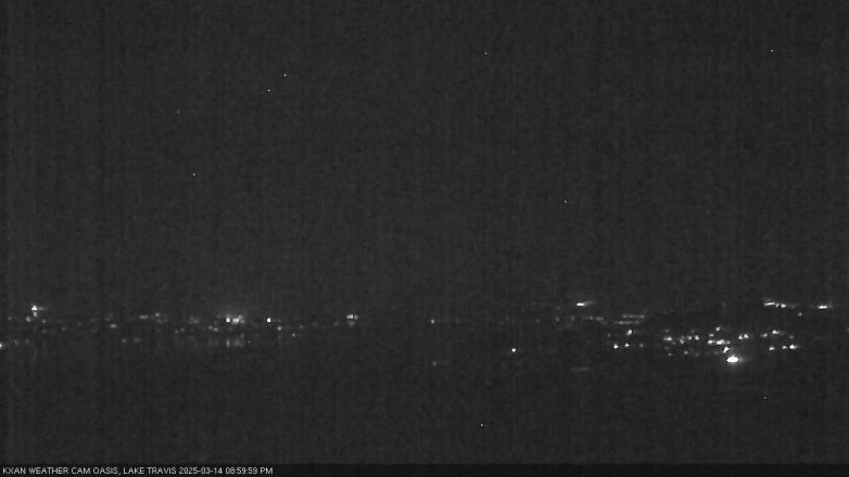 Lake Travis webcam, March 14, 2025 9:00 PM CT